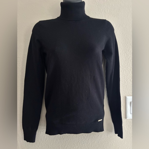 Calvin Klein Black Women’s Turtleneck Sweater Size XS - Picture 1 of 6
